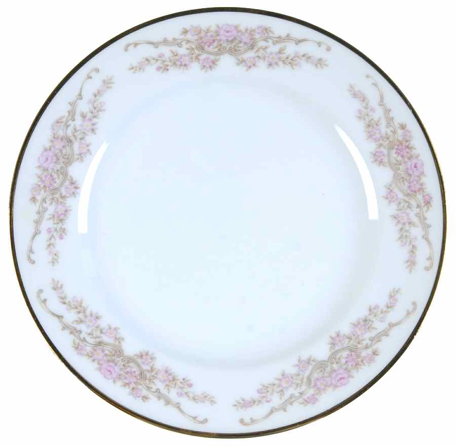 Sweetheart Rose Bread & Butter Plate by Halsey-1
