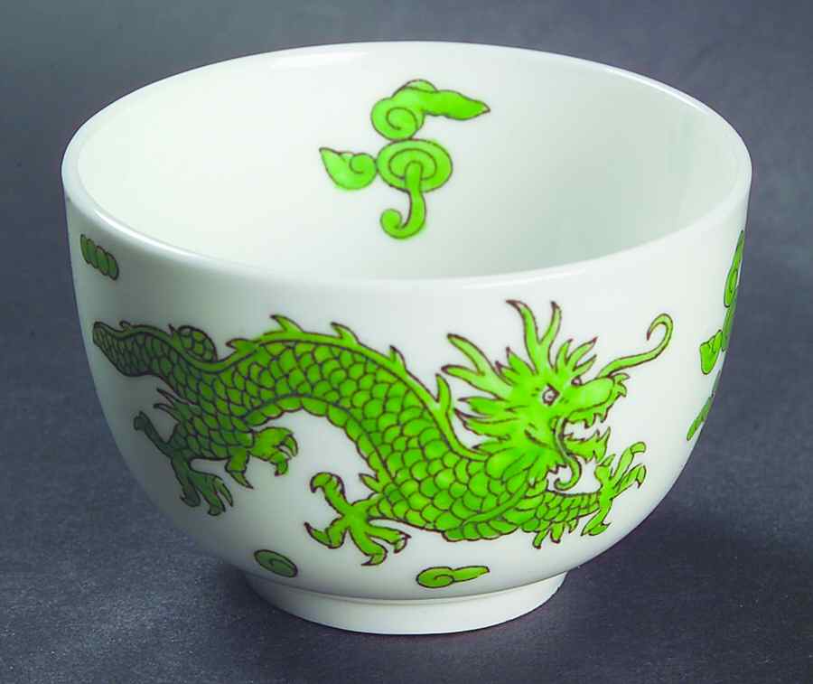 Green Dragon Mini Open Sugar Bowl by Hammersley-1
