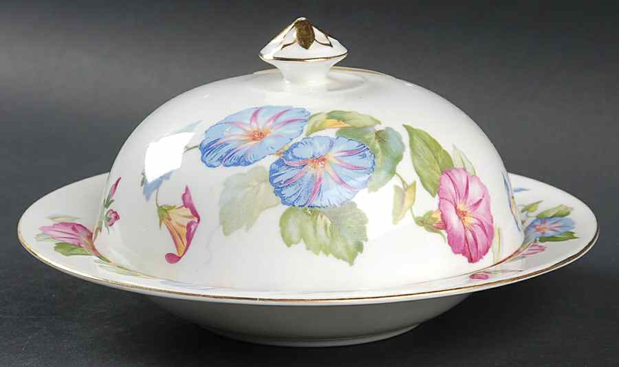 Morning Glory Muffin Dish & Lid by Hammersley-1