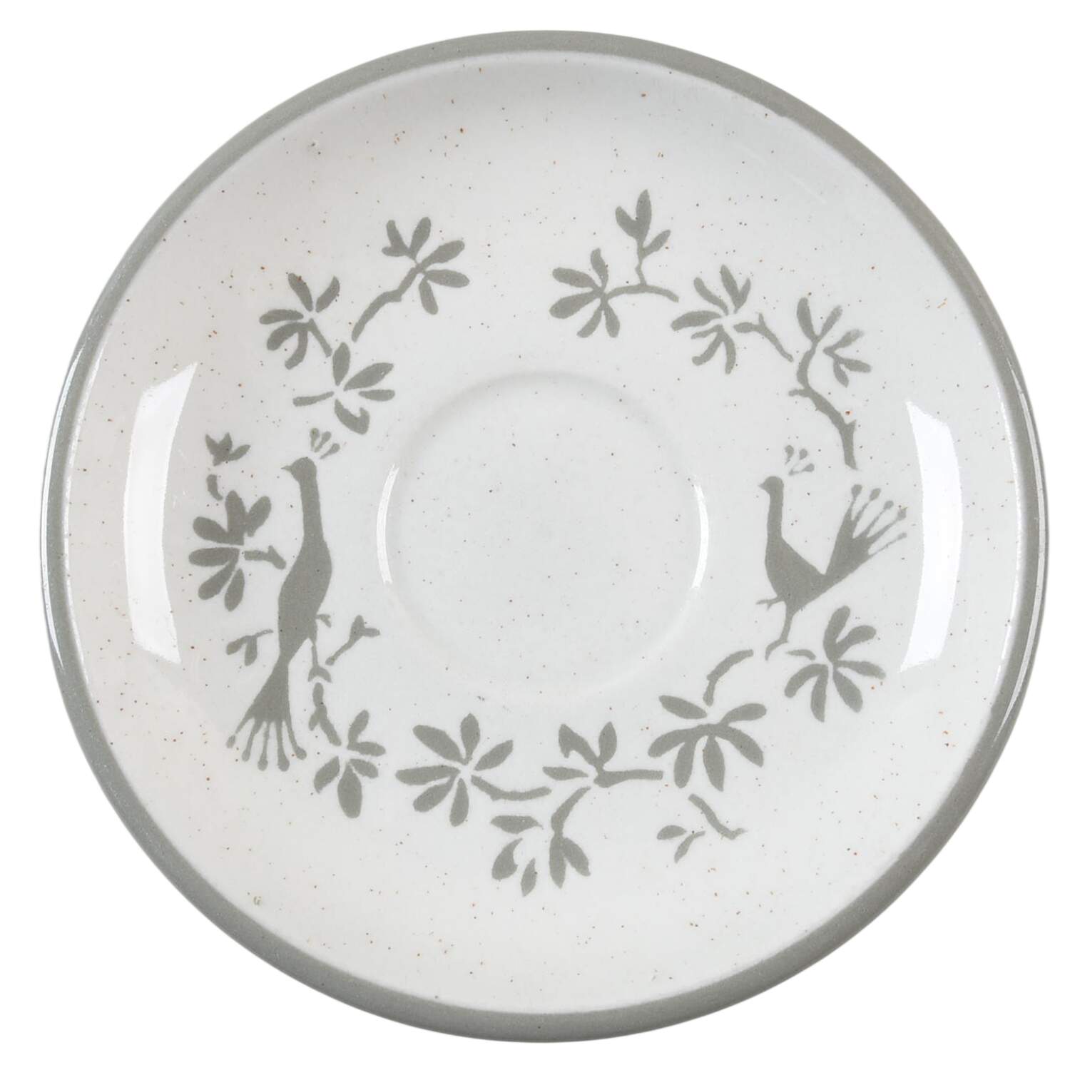 Peacock Alley Saucer by Harker-1