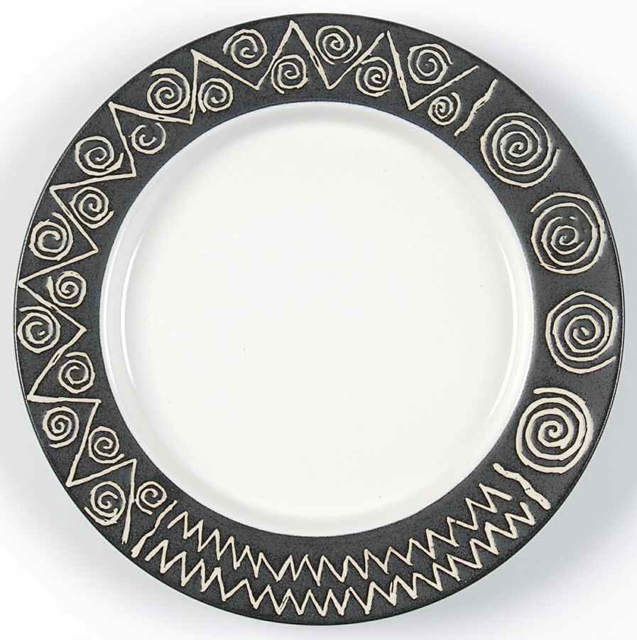 Scraffito Salad Plate by Habitat-1