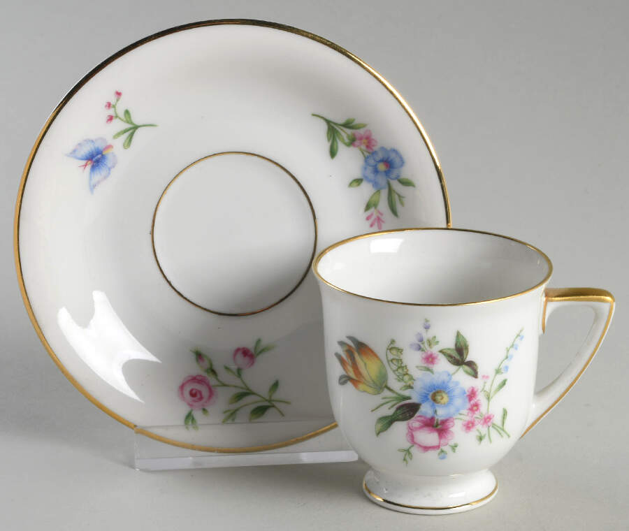 16419 Footed Demitasse Cup & Saucer Set by Heinrich - H&C-1