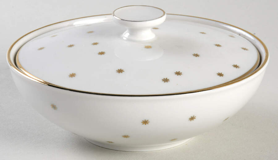 17992 (Cream Background) Sugar Bowl & Lid by Heinrich - H&C-1