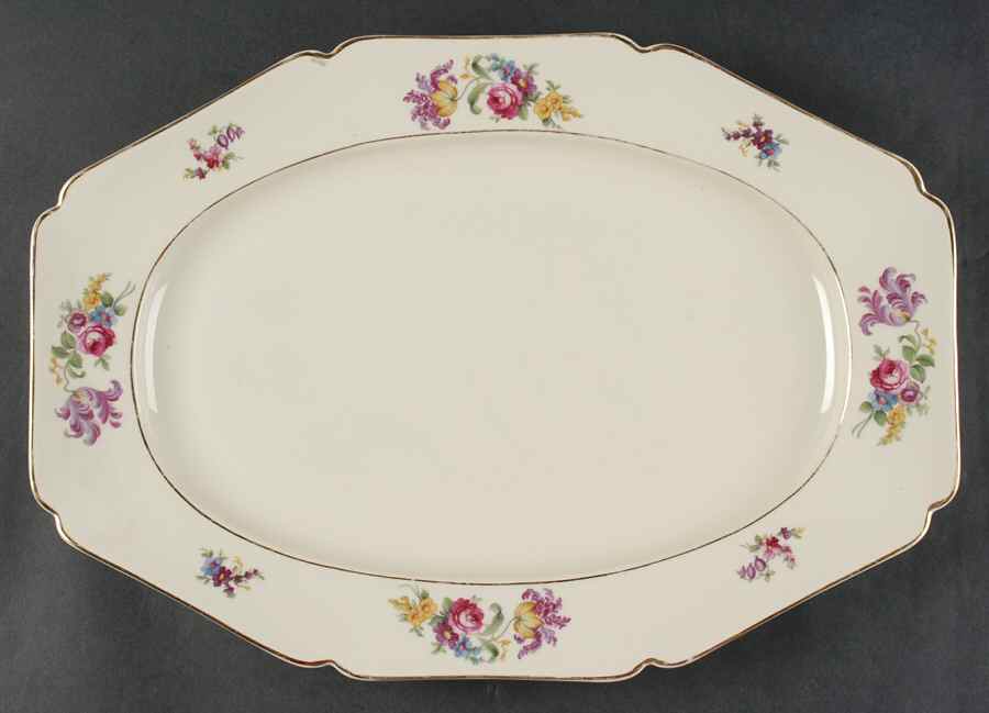 Cora 15" Oval Serving Platter by Heinrich - H&C-1