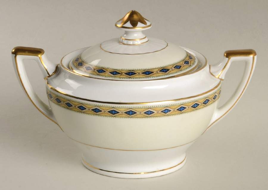Empire (No Center Design) Sugar Bowl & Lid by Heinrich - H&C-1