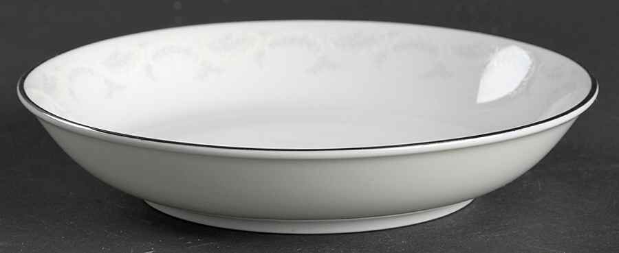 Ferndale (Newer, Platinum Trim) Fruit/Dessert (Sauce) Bowl by Heinrich - H&C-1