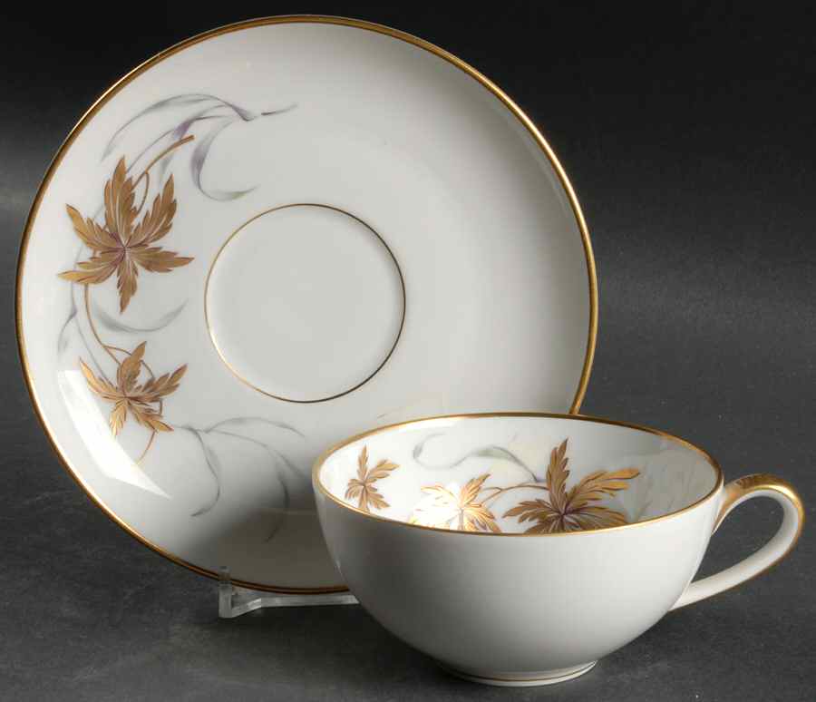 Glamour Flat Cup & Saucer Set by Heinrich - H&C-1