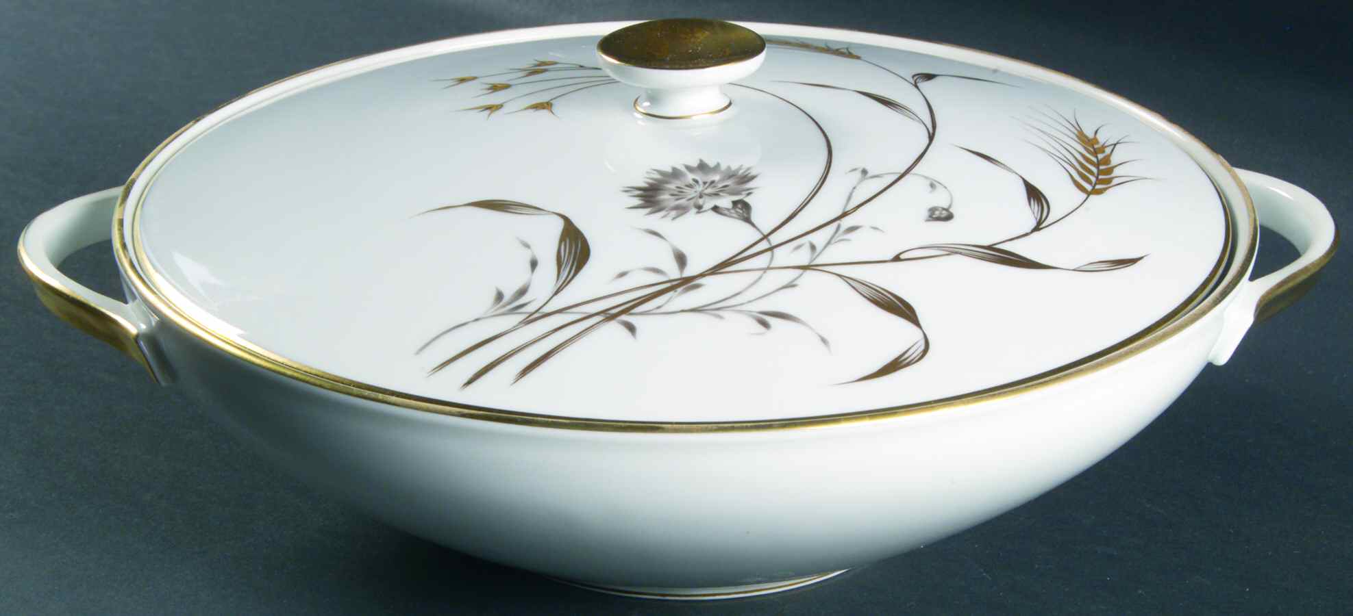 Golden Harvest Round Covered Vegetable by Heinrich - H&C-1