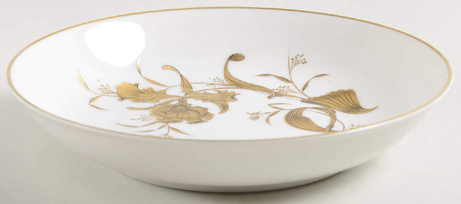 Golden Orchid Fruit/Dessert (Sauce) Bowl by Heinrich - H&C-1