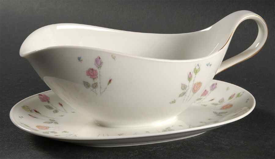 17577 Gravy Boat with Attached Underplate by Heinrich - H&C-1