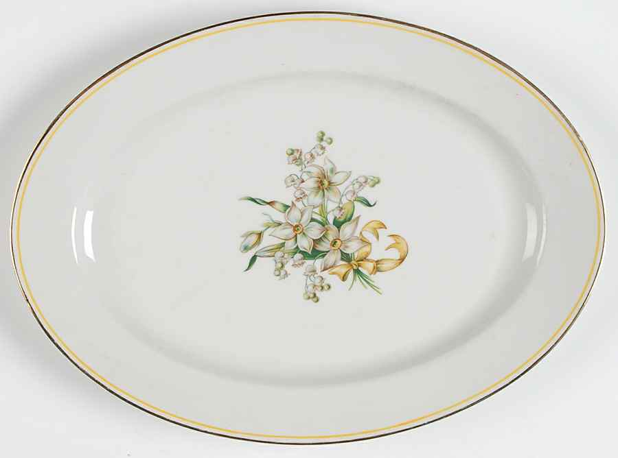 15996 13" Oval Serving Platter by Heinrich - H&C-1