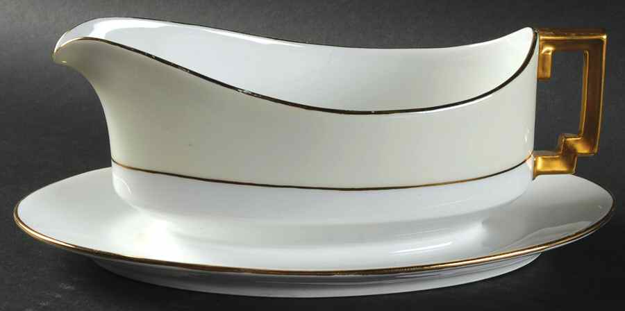HC407 Gravy Boat with Attached Underplate by Heinrich - H&C-1