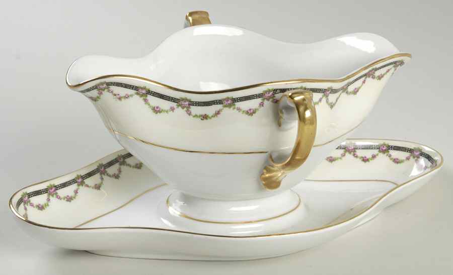 HC57 Gravy Boat with Attached Underplate by Heinrich - H&C-1