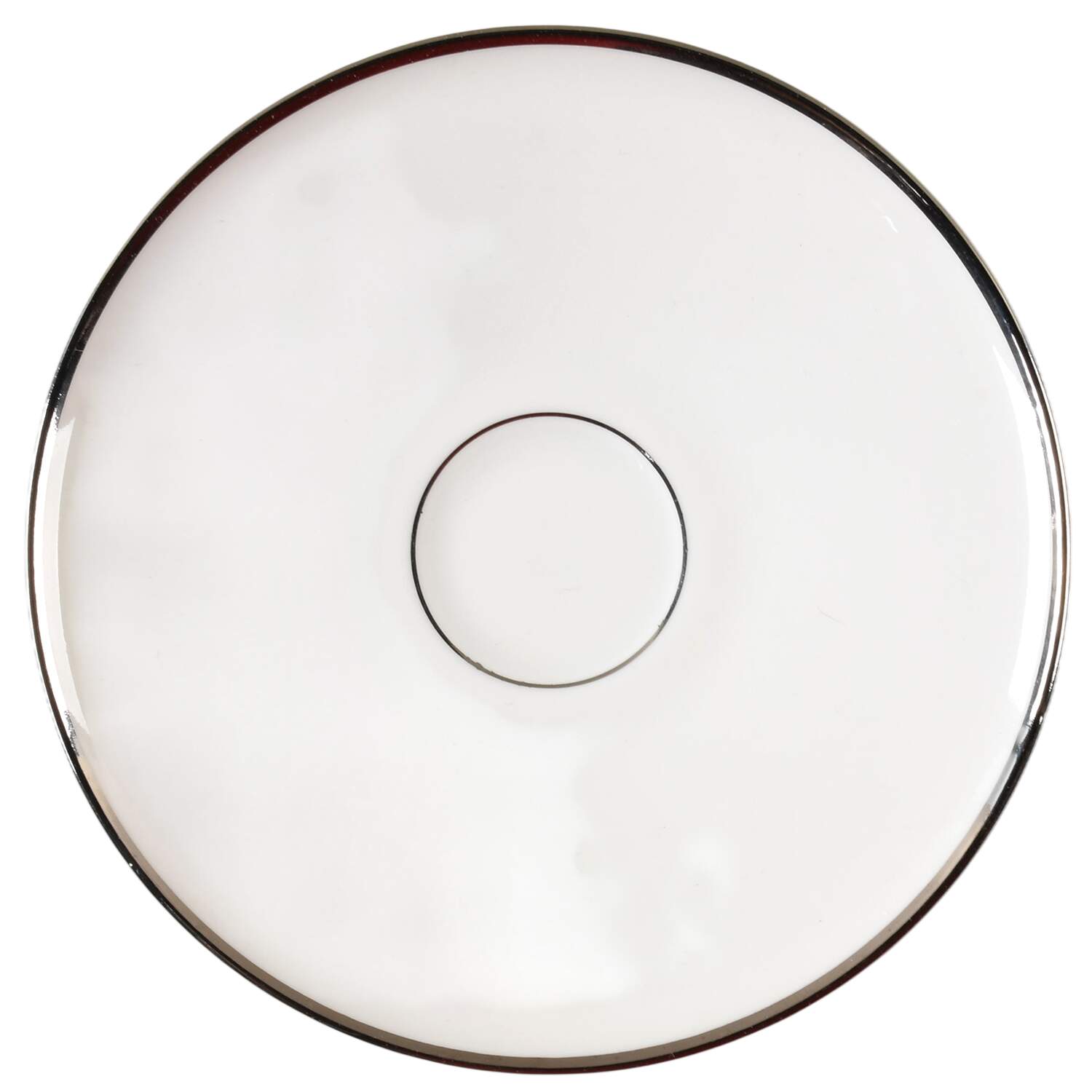 Platinum Band Saucer for Demitasse Cup by Heinrich - H&C-1