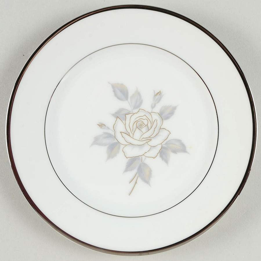Platinum Rose Bread & Butter Plate by Heinrich - H&C-1