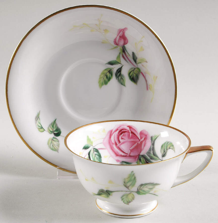 Radiance Flat Cup & Saucer Set by Heinrich - H&C-1