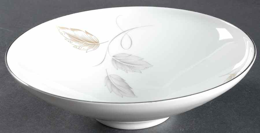 Reverie (Platinum Trim) 9" Round Vegetable Bowl by Heinrich - H&C-1