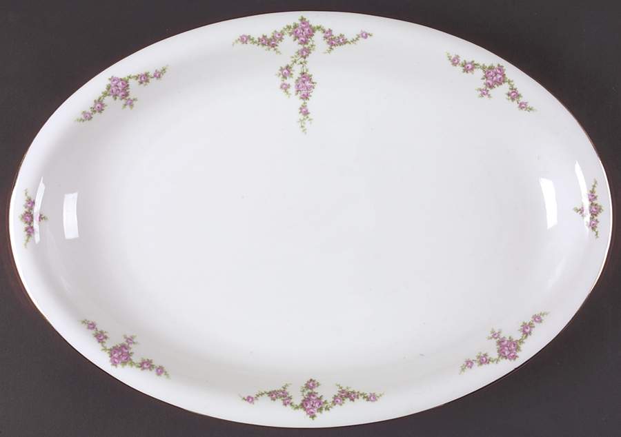 Rosalinda 16" Oval Serving Platter by Heinrich - H&C-1