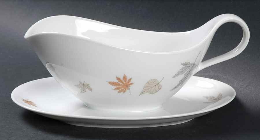 Spessart Gravy Boat with Attached Underplate by Heinrich - H&C-1
