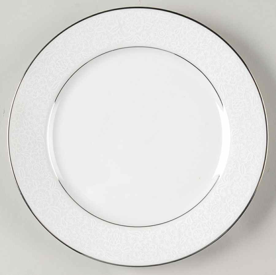 White Lace Salad Plate by Heinrich - H&C-1