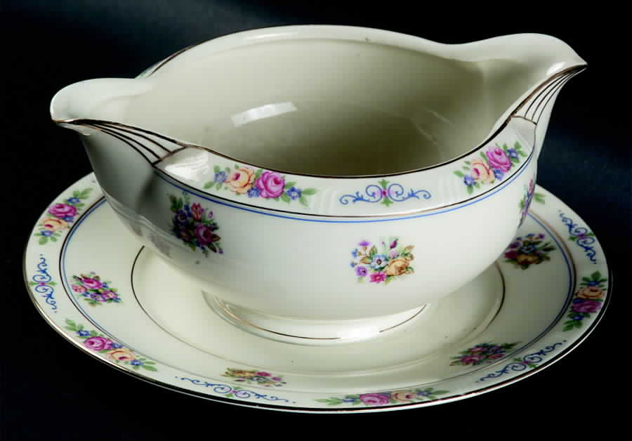 Celia Gravy Boat with Attached Underplate by Haas-Czjzek Coronado-1