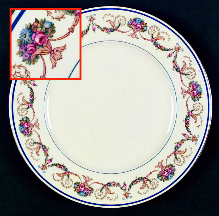 La Boheme Blue Dinner Plate by Haas-Czjzek Coronado-1