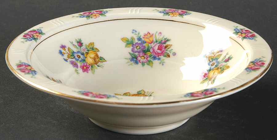 Parisian Chintz Rim Fruit/Dessert (Sauce) Bowl by Haas-Czjzek Coronado-1