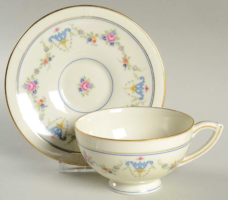 Patricia (Coronado) Footed Cup & Saucer Set by Haas-Czjzek Coronado-1