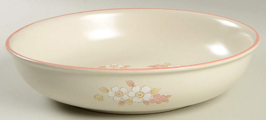 Fleur De Bois Peach 11" Large Salad Serving Bowl by Hearthside-1
