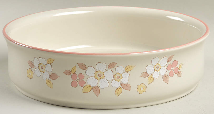 Fleur De Bois Peach 9" Round Vegetable Bowl by Hearthside-1