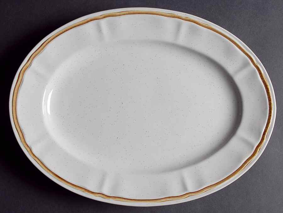 Heritage 12" Oval Serving Platter by Hearthside-1