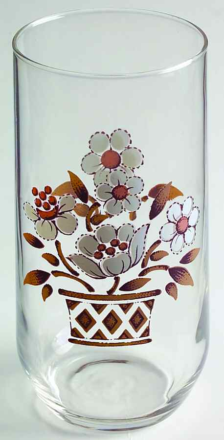 Mayblossom Brown 10 Oz Glassware Tumbler by Hearthside-1