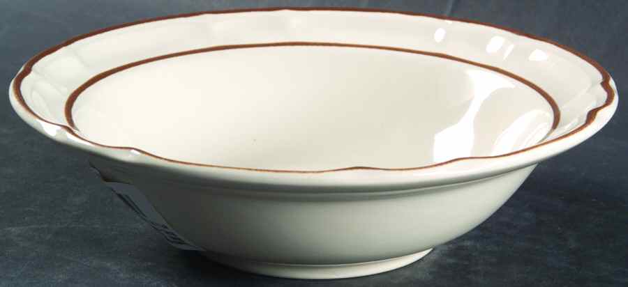 Mayblossom Brown Rim Cereal Bowl by Hearthside-1