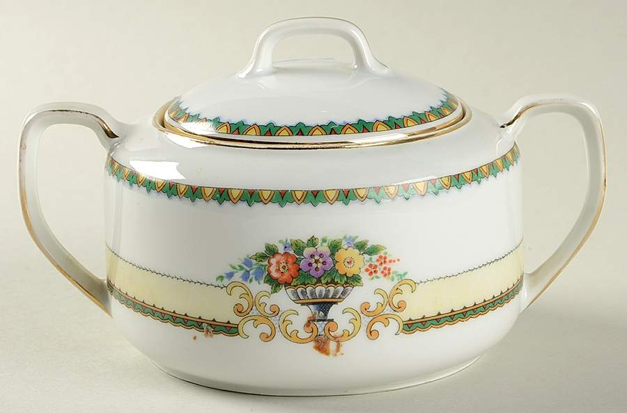 5993 Sugar Bowl & Lid by Hertel Jacob-1
