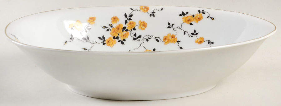 HEJ3 9" Oval Vegetable Bowl by Hertel Jacob-1