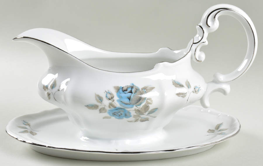 Louise Gravy Boat with Attached Underplate by Hertel Jacob-1