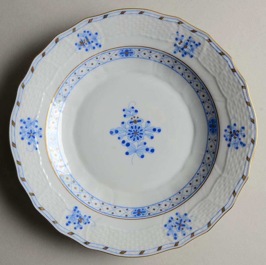 Blue Garden (Wb) Dessert Luncheon Plate by Herend-1