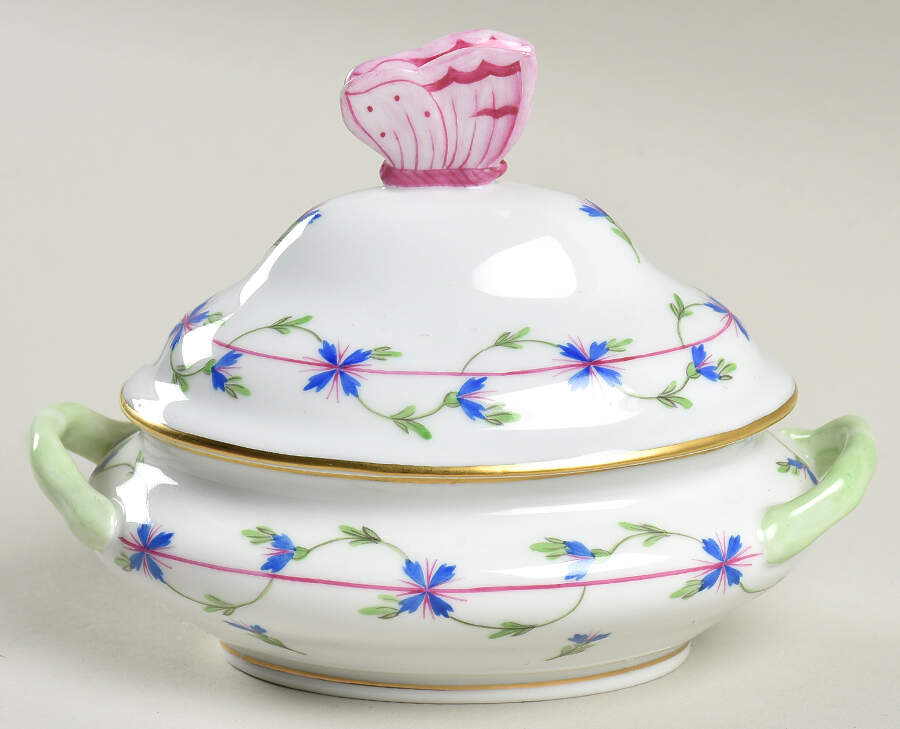 Blue Garland (PBG) Mini Tureen & Lid by Herend-1