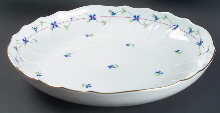 Blue Garland (PBG) 10" Round Vegetable Bowl by Herend-1