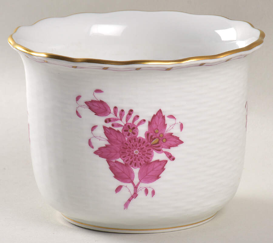 Chinese Bouquet Raspberry (AP) 3" Cachepot by Herend-1
