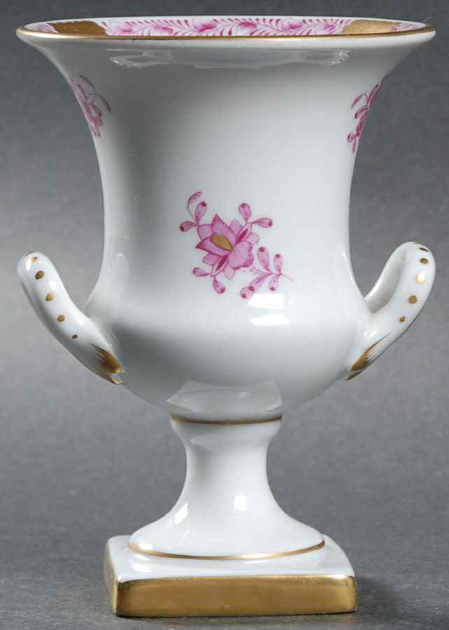 Chinese Bouquet Raspberry (AP) Urn Bud Vase by Herend-1