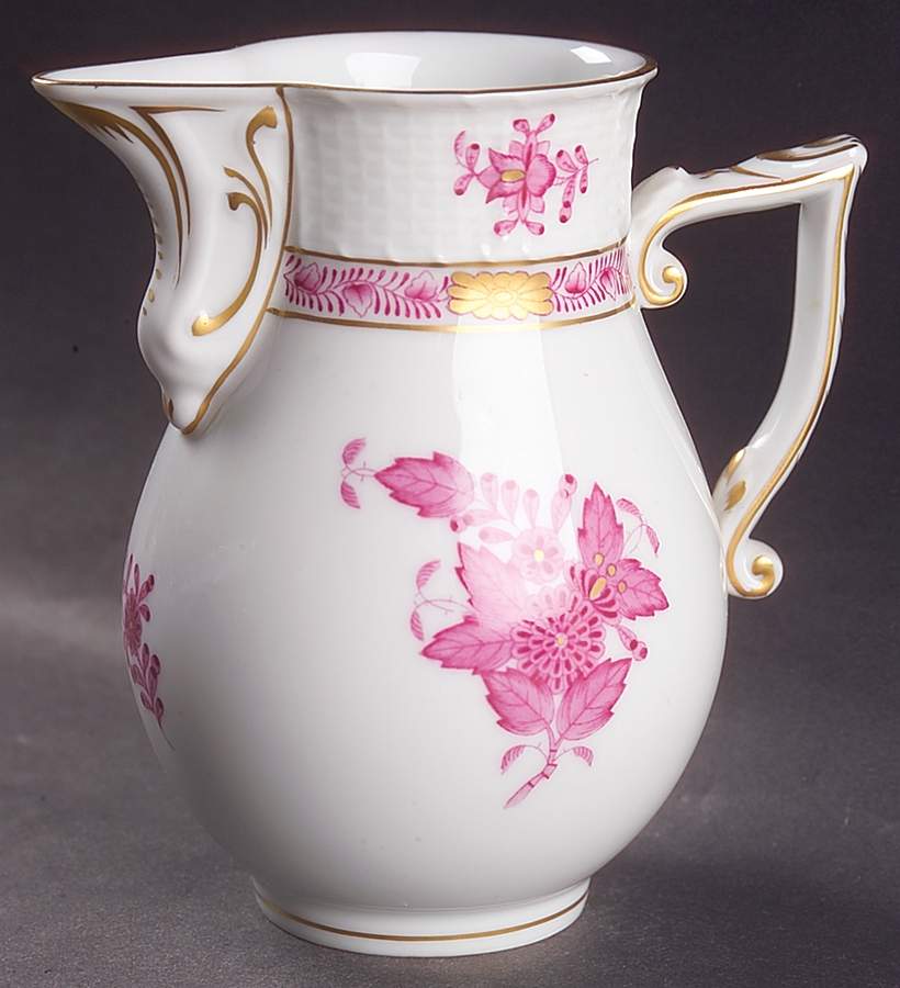 Chinese Bouquet Raspberry (AP) 14 Oz Pitcher by Herend-1