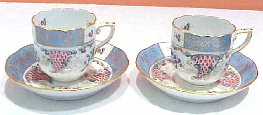 Cornucopia (Tca) Flat Demitasse Cup & Saucer Set by Herend-1