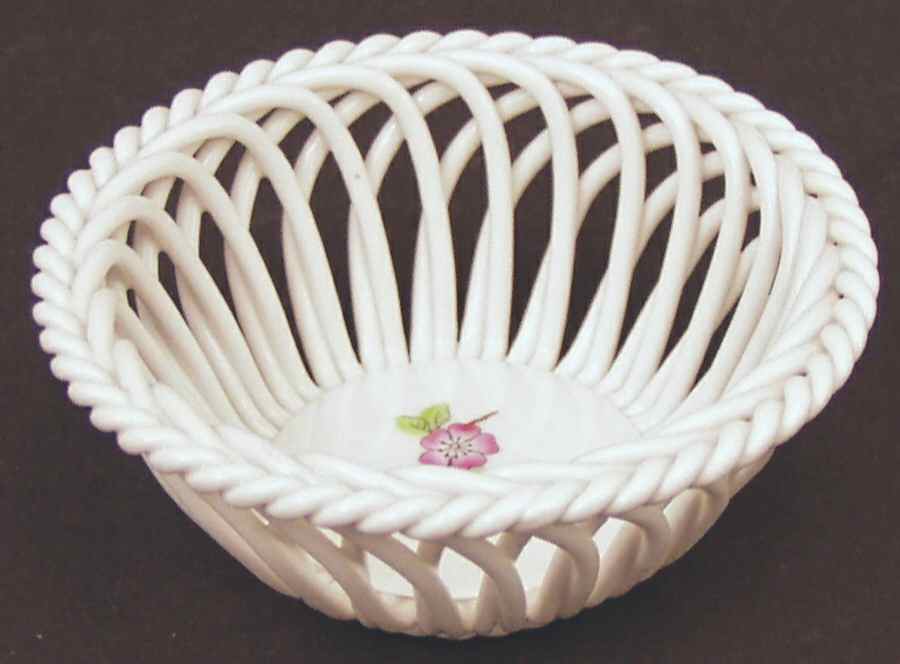 Eton Open Weave Basket by Herend-1