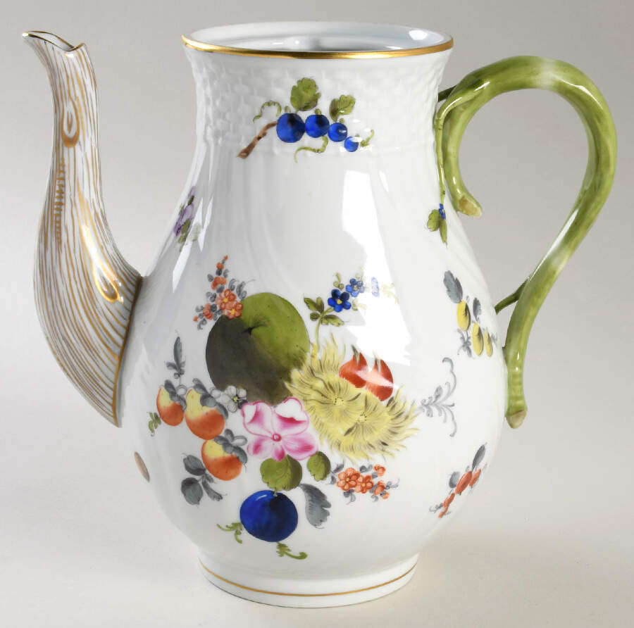 Fruits & Flowers (BFR) Coffee Pot No Lid by Herend-1