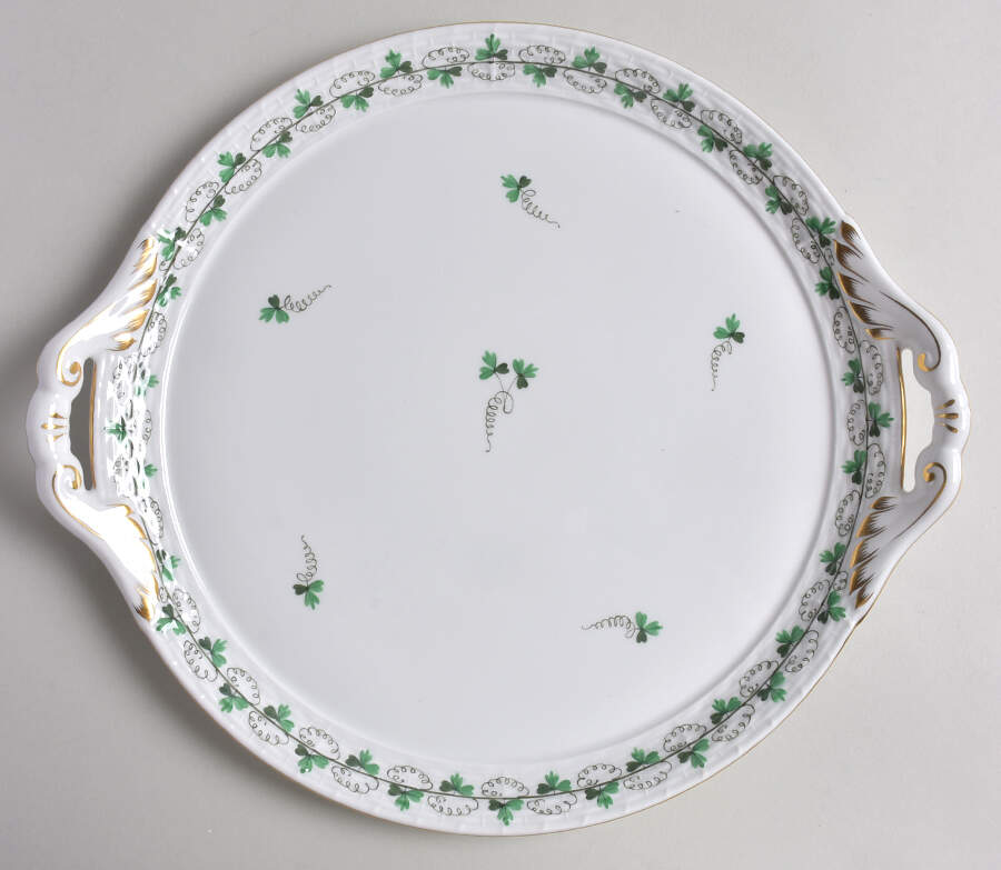 Persil Handled Cake Plate by Herend-1