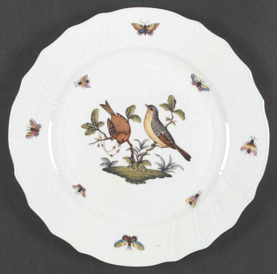 Rothschild Bird (RO) Dinner Plate by Herend-1