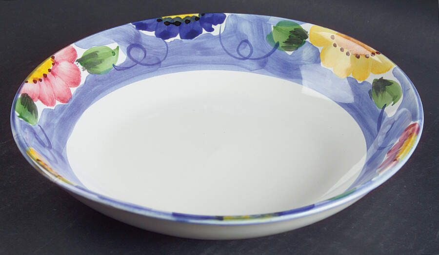 Indigo 8" Individual Pasta Bowl by Himark-1