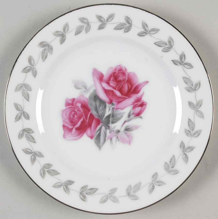 American Rose Bread & Butter Plate by Hira China-1