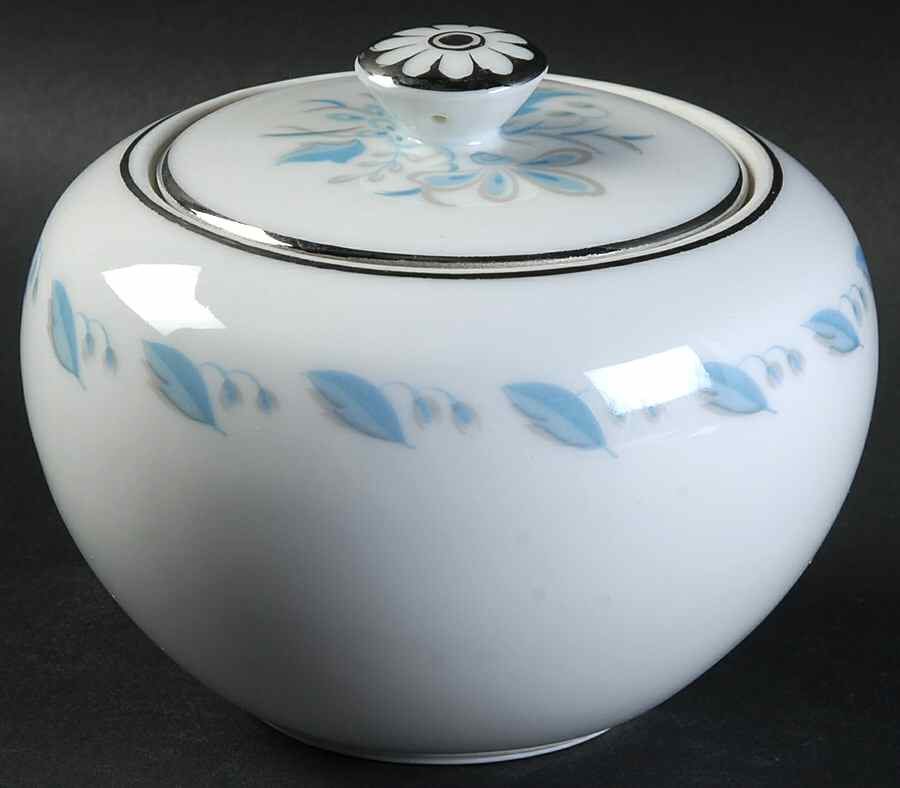 Claremont Sugar Bowl & Lid by Hira China-1